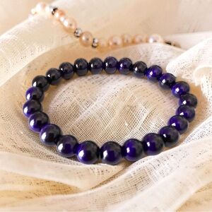 Tiger’s Eye Natural Stone Beaded Stretchy Bracelet